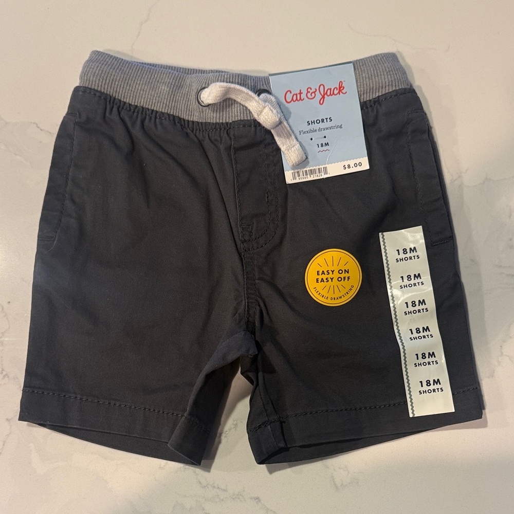 Cat & Jack Charcoal Kids Shorts